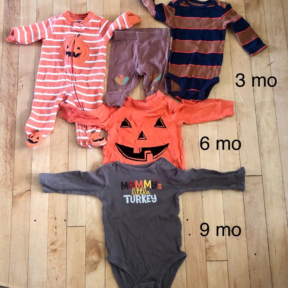 (5) Carter’s Halloween + Thanksgiving bundle